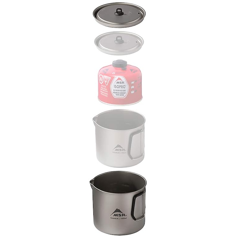 MSR-MSR Titan™ Kettle 1400mL-Backpacking Cooking-