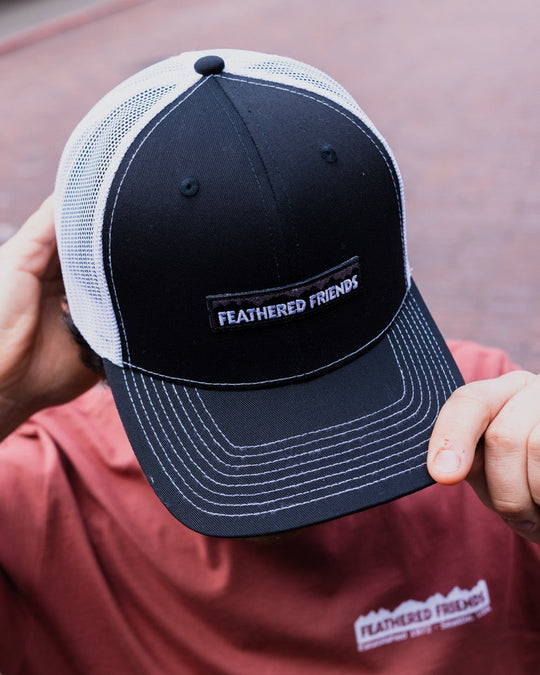 Feathered Friends Pro Style Trucker Mountain Logo Patch Hat