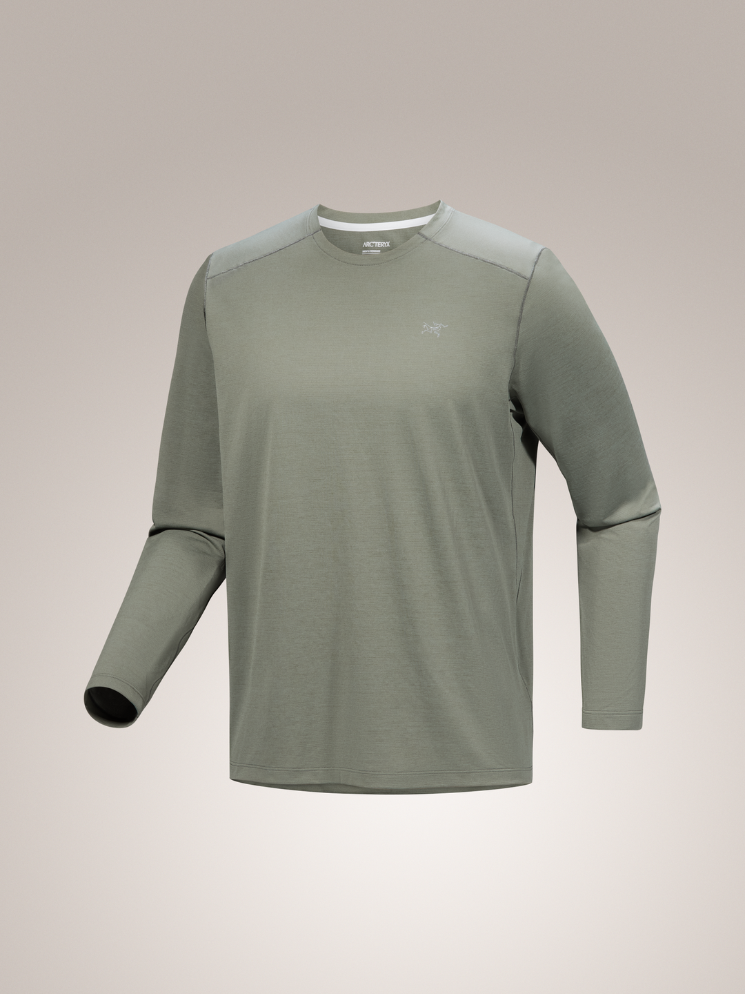 Arc'teryx-Cormac Crew Neck Shirt LS Men's-Clothing-Small-Forage Heather-