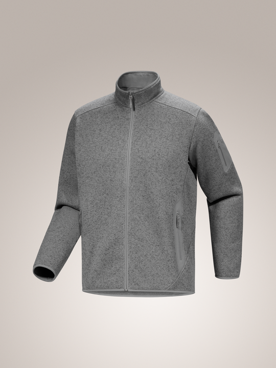 Arc'teryx-Covert Cardigan Men's-Clothing-Small-Cloud Heather / Void-