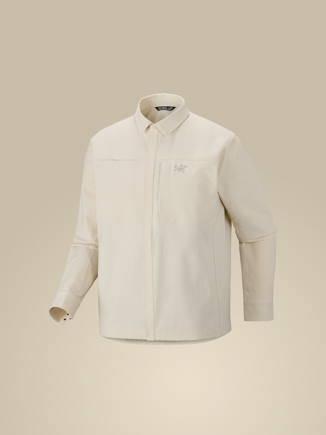 Cronin Cotton Overshirt Men's-Arc'teryx-Small-Sea Salt-Clothing-Feathered Friends