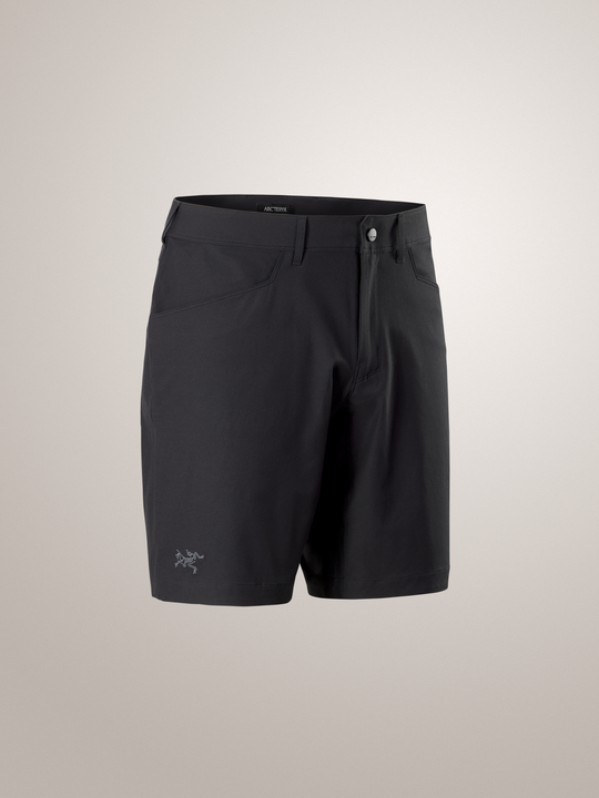 Kragg Cotton Short 9" Men's-Arc'teryx-32-Black-Clothing-Feathered Friends