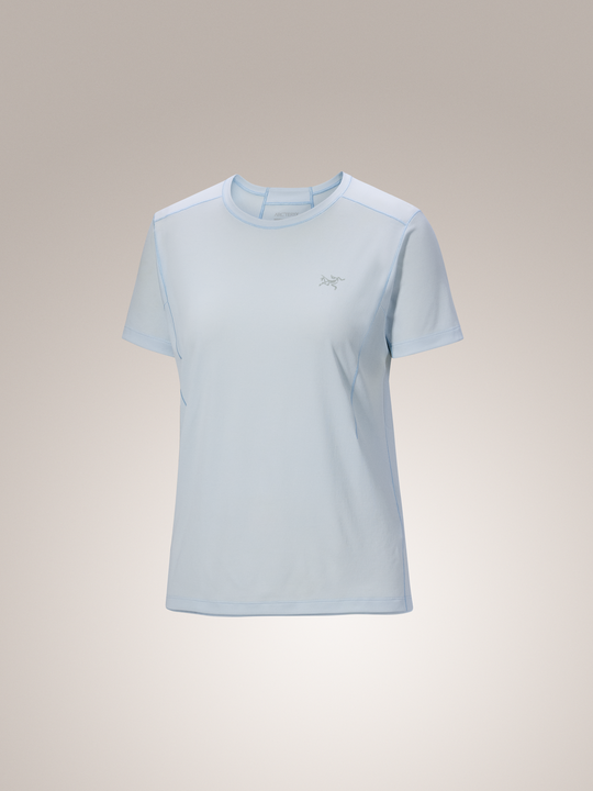 Sunna Crew Shirt SS Women's-Arc'teryx-X-Small-Alpine Blue-Clothing-Feathered Friends