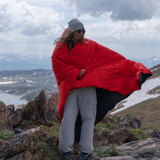 Feathered Friends-Limited Edition Upcycled Water Resistant Down Blanket-Upcycled Down Blanket-