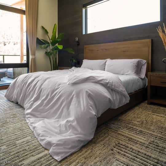 Feathered Friends-Organic Cotton Duvet Cover Set-Bedding Accessories-Twin-Thistle