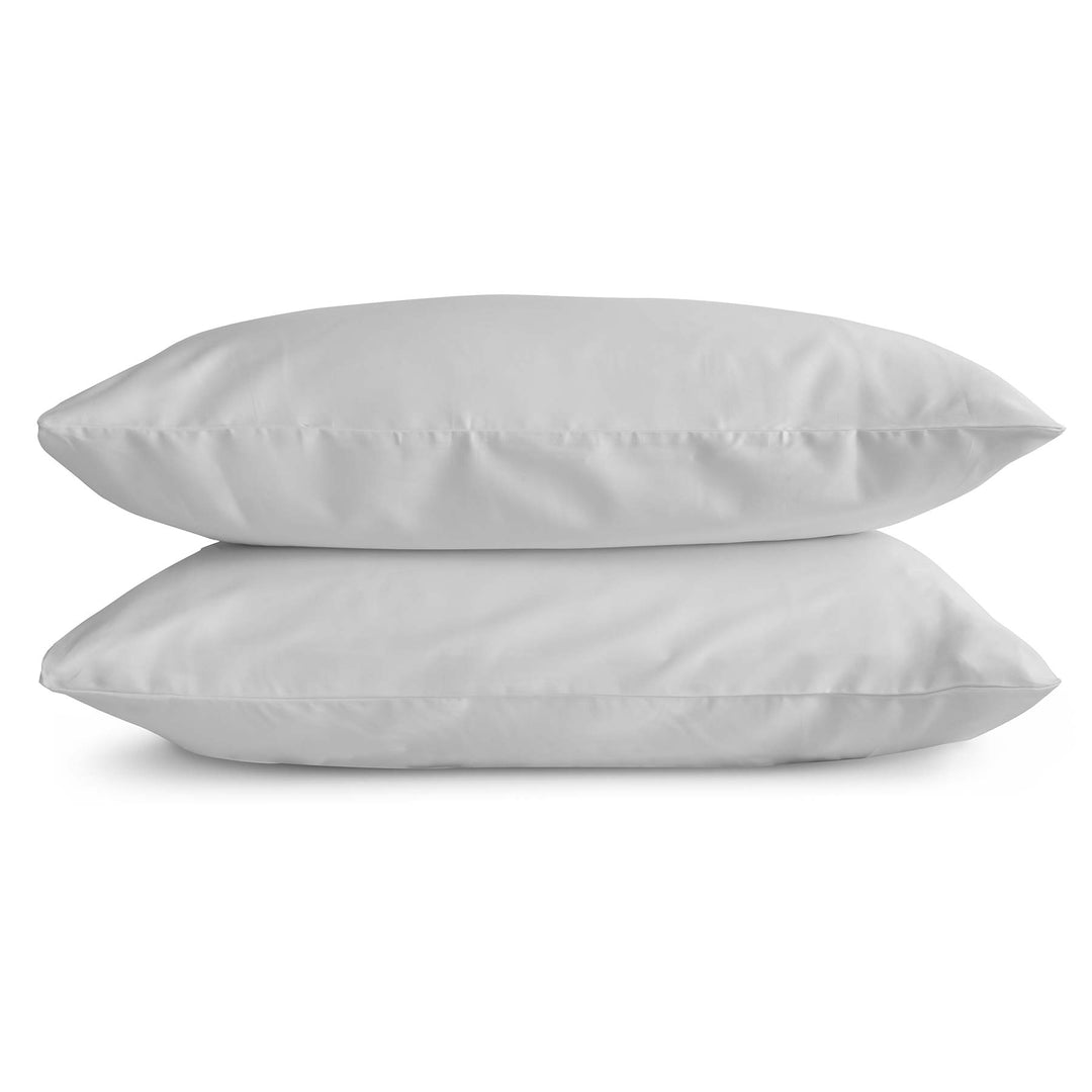 Studio photo of white Feathered Friends Organic Cotton Pillow Cases