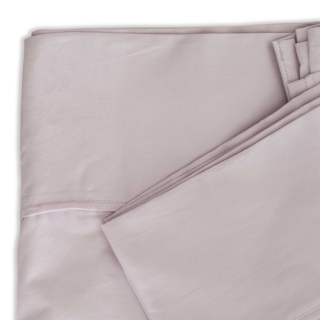 Studio detail photo of Thistle-color Feathered Friends Organic Cotton Flat Sheet