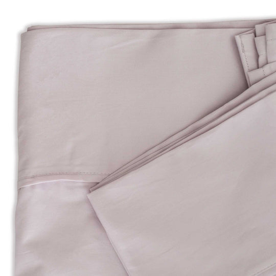 Studio detail photo of Thistle-color Feathered Friends Organic Cotton Flat Sheet