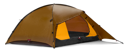 Sand Hilleberg Rogen tent on transparent background