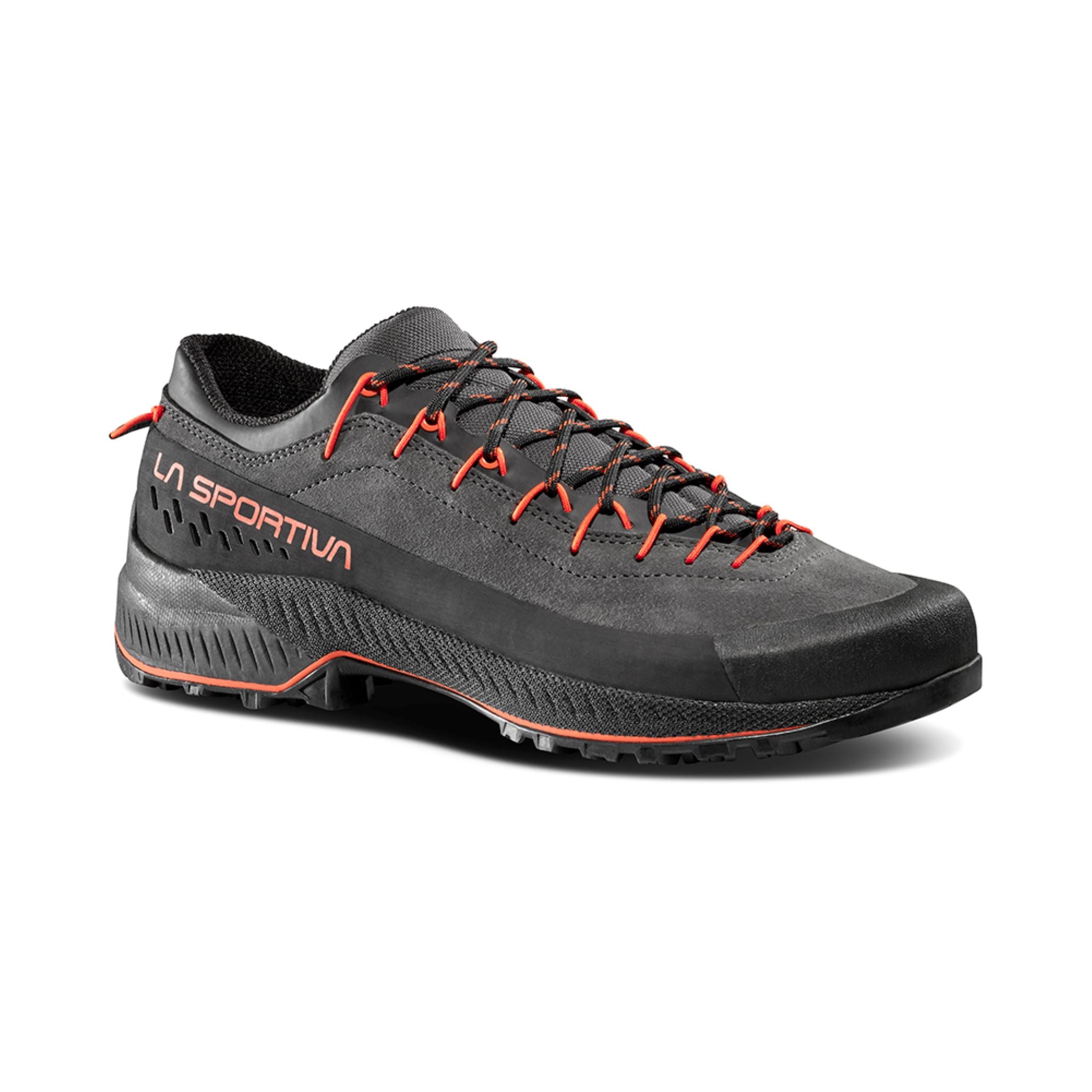 La Sportiva-TX4 EVO Men's-Footwear-Carbon / Cherry Tomato