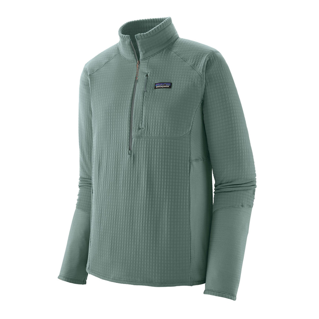 Patagonia-R1® Fleece Pullover Men's-Small-Blue Sage-Clothing