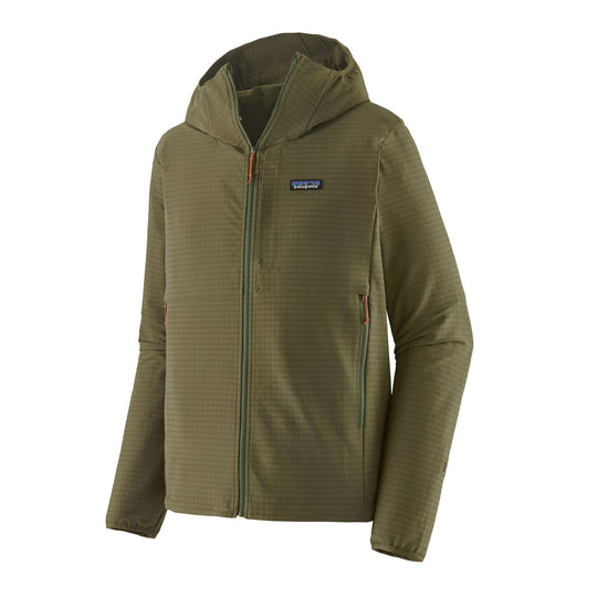 Patagonia-R1 TechFace Hoody Men's-Small-Basin Green-Clothing
