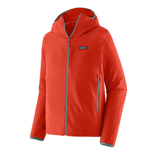 Patagonia-R1 TechFace Hoody Men's-Small-Hot Ember-Clothing