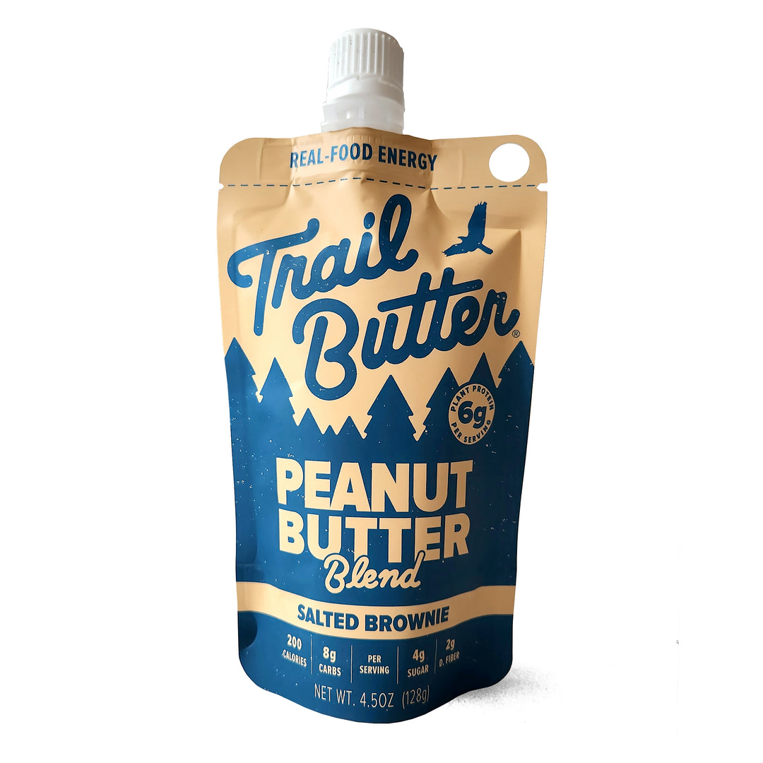 Trail Butter peanut butter blend packaging on a white background