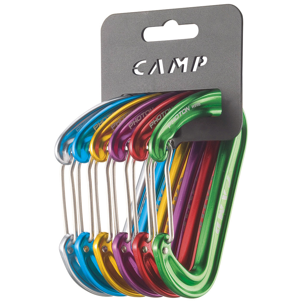 CAMP-Photon Wire-Climbing Carabiner-Rackpack, assorted-