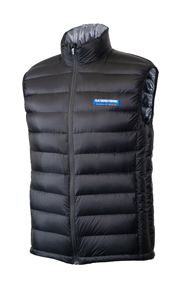 Feathered Friends-Eos Men's Down Vest - Closeout-Down Garment Quantum-XS-Black