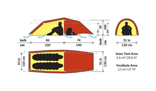 Hilleberg-Anjan 2 GT Tent-Backpacking Tent-
