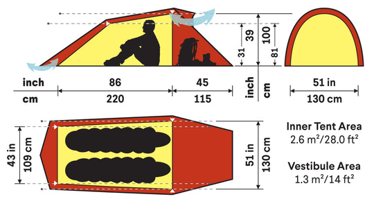 Hilleberg-Nallo 2 Person Tent-Backpacking Tent-