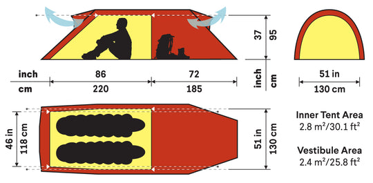 Hilleberg-Nammatj 2 GT Tent-Backpacking Tent-