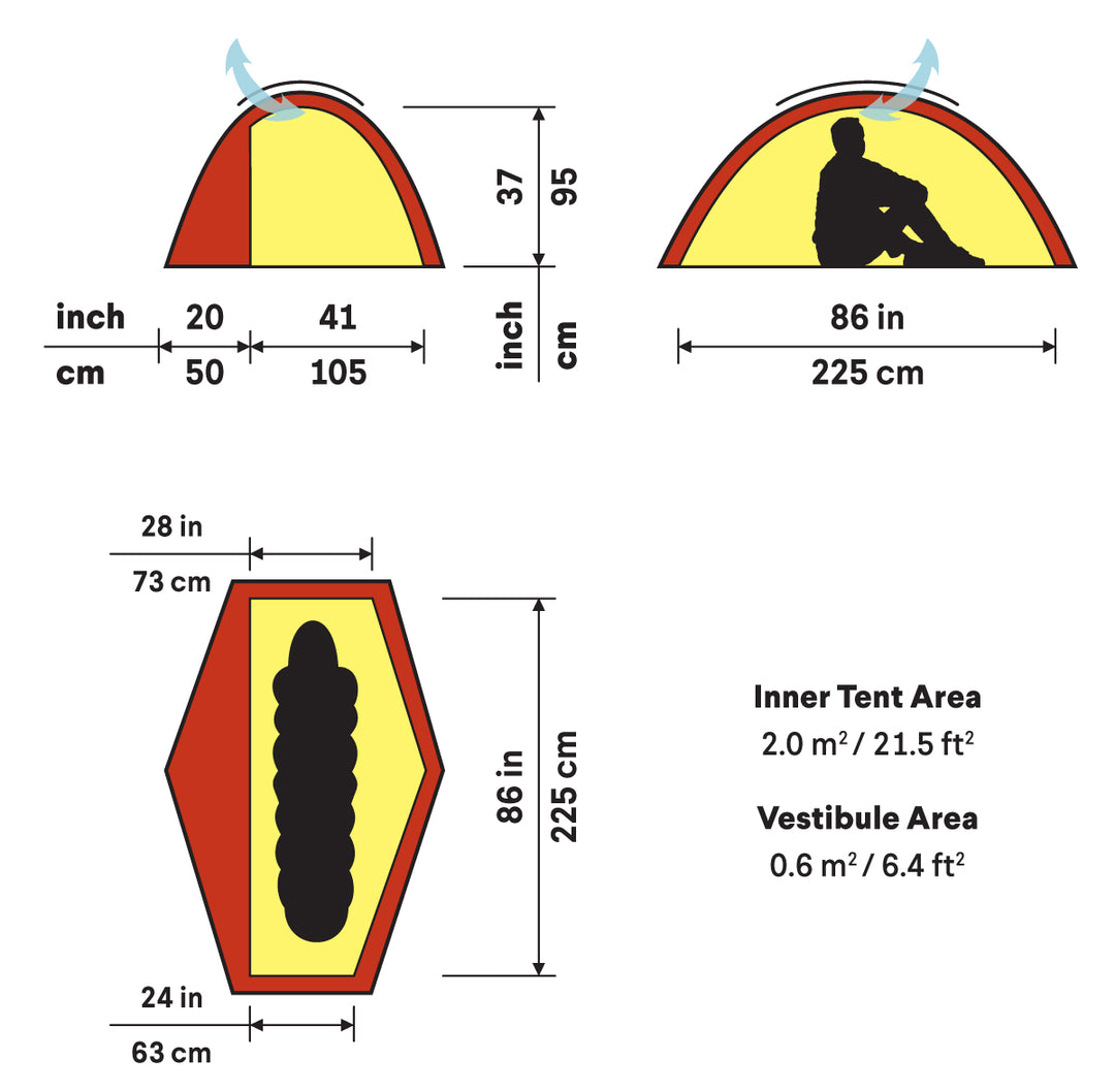 Hilleberg-Soulo 1 Person Tent-Backpacking Tent-