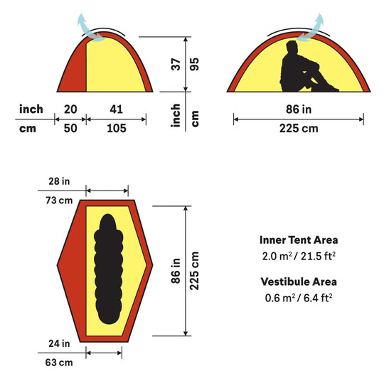 Hilleberg-Soulo 1 Person Tent-Backpacking Tent-