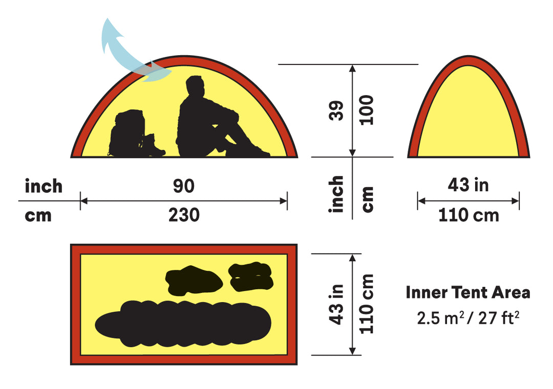 Hilleberg-Unna 1 Person tent-Backpacking Tent-