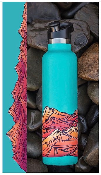 Hydrascape Stickers-Hydrascape Infinity Sticker-Accessories-Alpenglow-