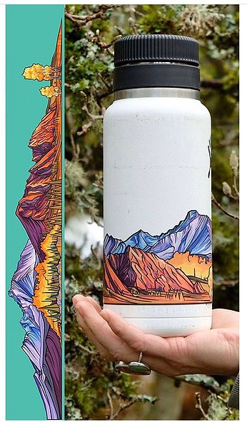Hydrascape Stickers-Hydrascape Infinity Sticker-Accessories-Flatirons & Long's Peak-