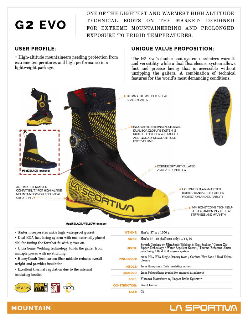 La Sportiva-G2 EVO-Footwear-