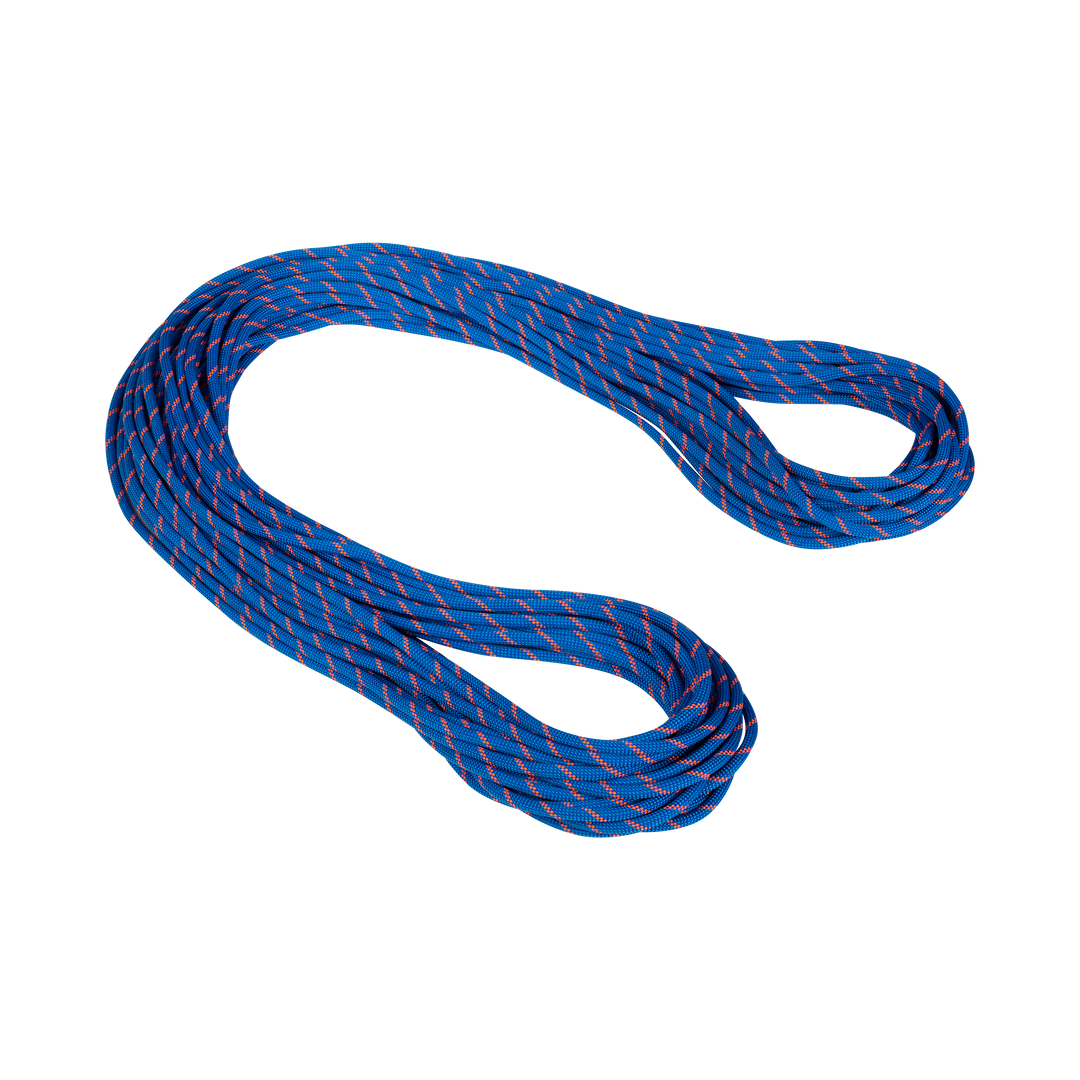 Mammut-7.5 Alpine Sender Dry Rope-Climbing Ropes-60m-Blue-Safety Orange