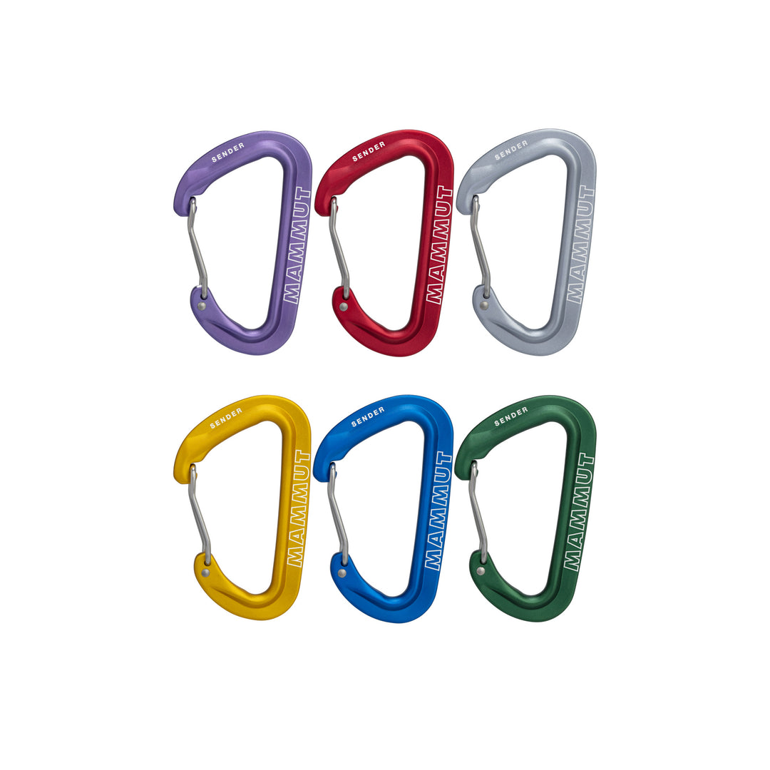 Mammut-Sender Wire Carabiner-Climbing Carabiner-Rackpack-six colors