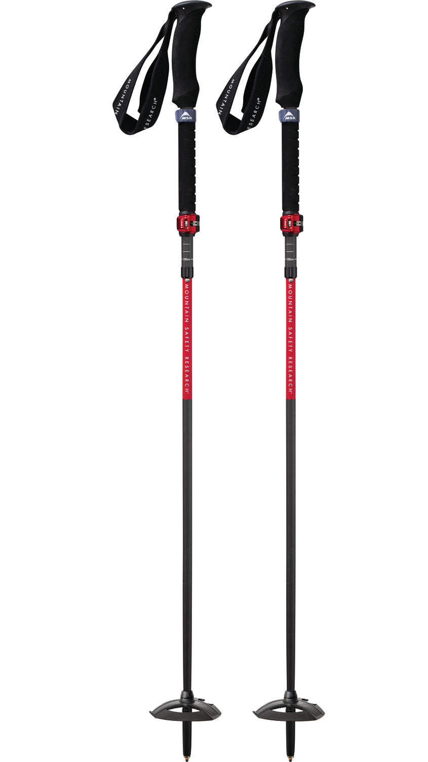 MSR-DynaLock™ Ascent Carbon Backcountry Poles-Backpacking Poles-120cm-