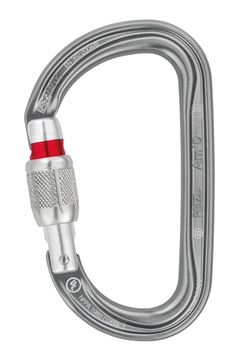 Petzl-Am'D Carabiner-Climbing Carabiner-SCREW-LOCK-