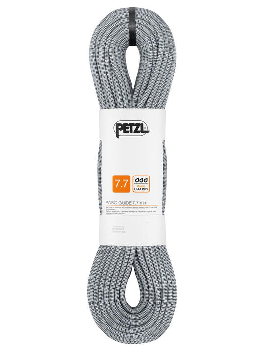 Petzl-PASO® Guide 7.7mm Rope-Climbing Ropes-60m-Gray