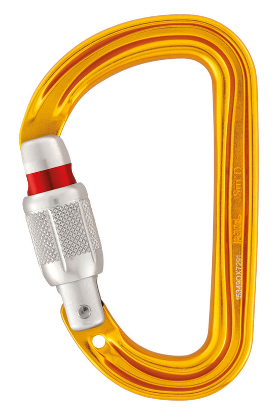 Petzl-Sm'D Locking Carabiner-Climbing Carabiner-Screw-lock-