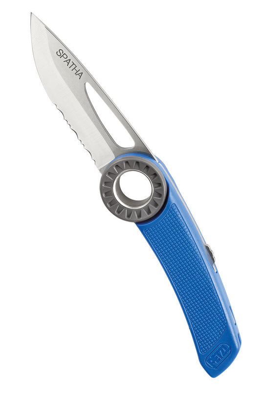 Petzl-Spatha Knife-Climbing Accessory-Blue-