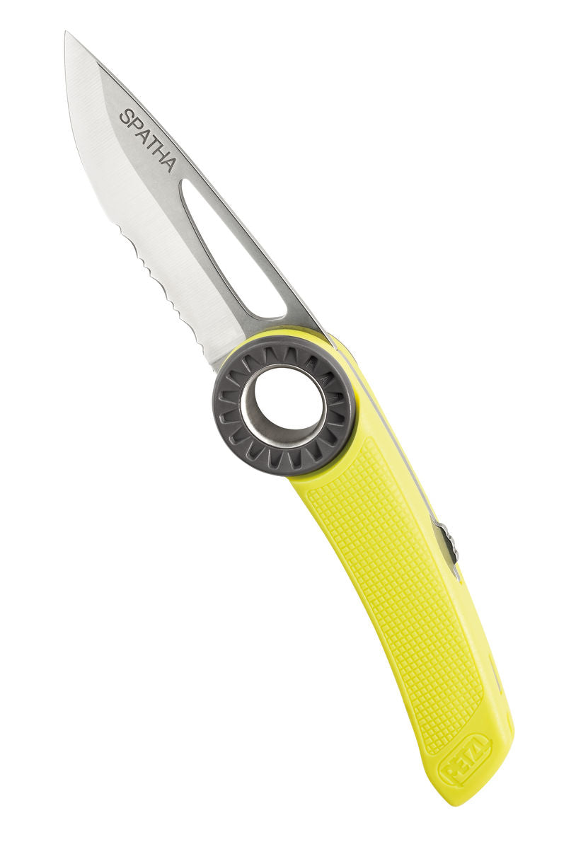 Petzl-Spatha Knife-Climbing Accessory-Yellow-